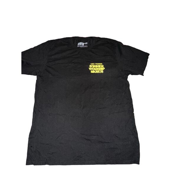 BRANDON LAKE X PHILWICKHAM SUMMER WORSHIP NIGHTS SWN BLACK '24 TEE - Picture 1 of 2